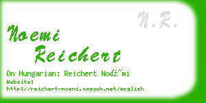 noemi reichert business card